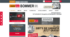 Desktop Screenshot of elektrocenter-bommer.de